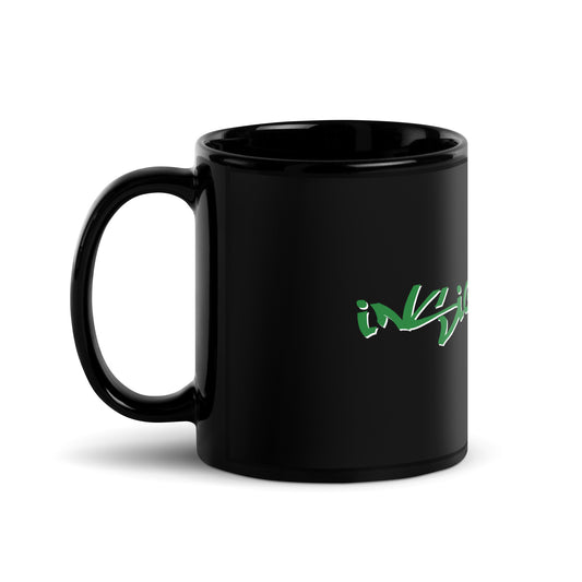 Insight Peace Glossy Black Mug